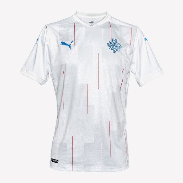 Camiseta Islandia Replica Segunda Ropa 2020 Blanco